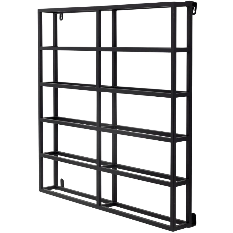 Magne Vinreol i sort metal 82064787 by Bloomingville color Sort