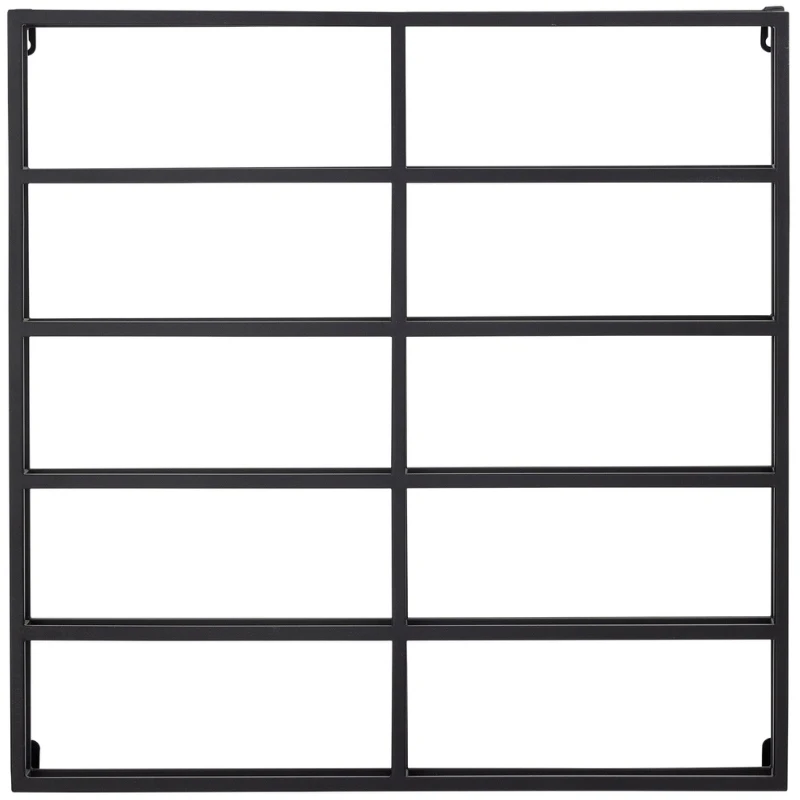 Magne Vinreol i sort metal 82064787 by Bloomingville color Sort