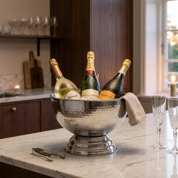 Kaluka Champagnekøler, Sølv, Rustfri Stål 82068272 by Bloomingville color Sort