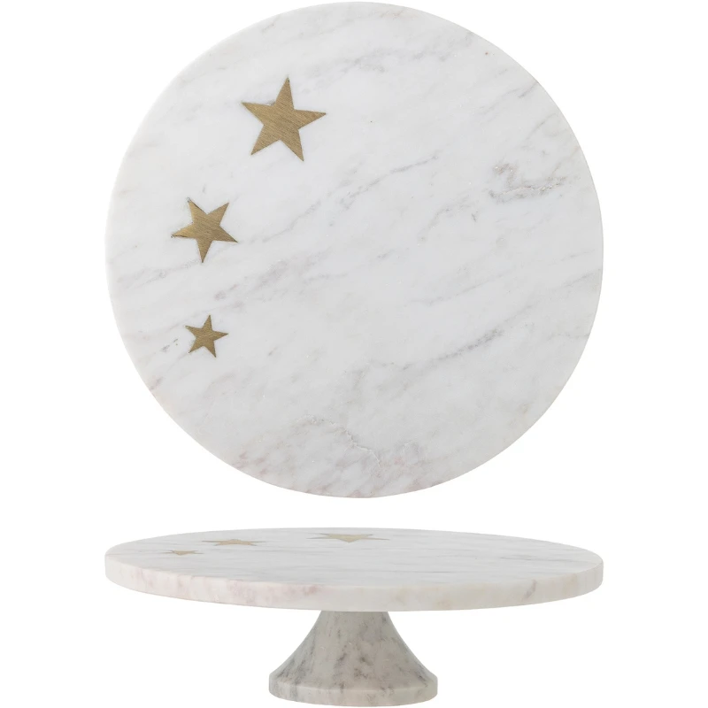 Fenya Star Kagefad, Hvid, Marmor 82068308 by Bloomingville color Sort