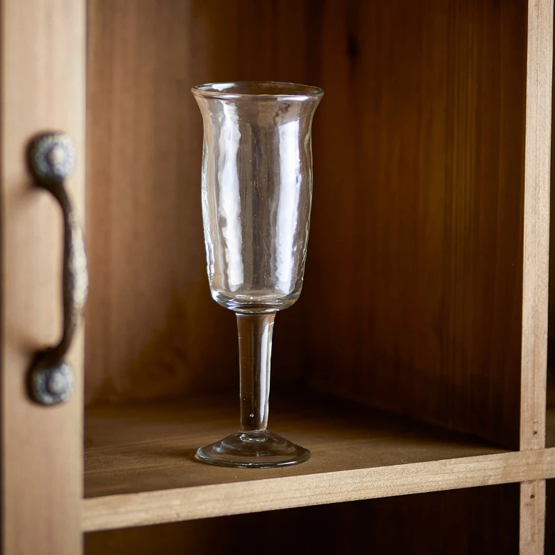 Asha Vinglas, Klar, Genanvendt Glas 4 stk 82068388 by Bloomingville color Sort