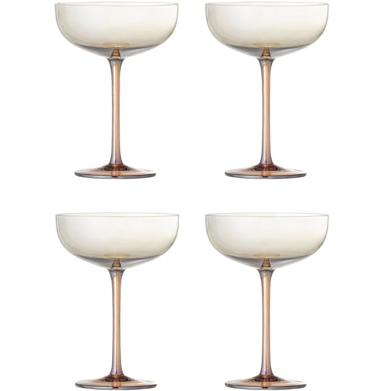 Aston Cocktailglas, Bronze, Glas 4 stk 82072593 by Bloomingville color Sort