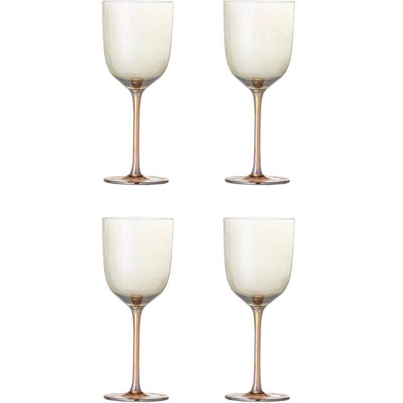 Aston Vinglas, Bronze, Glas 4 stk 82072596 by Bloomingville color Sort