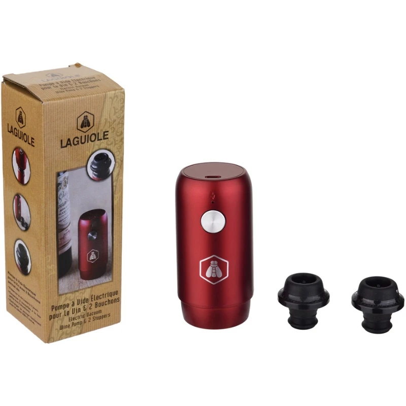 Laguiole Elektrisk vinpumpe med prop 40269110 by Laguiole color Sort