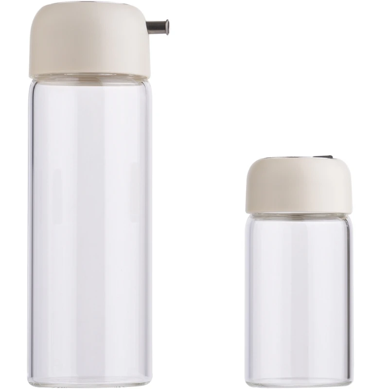 LG Salatdressingsæt 4 dele glas på bakke 40269123 by Laguiole color Sort