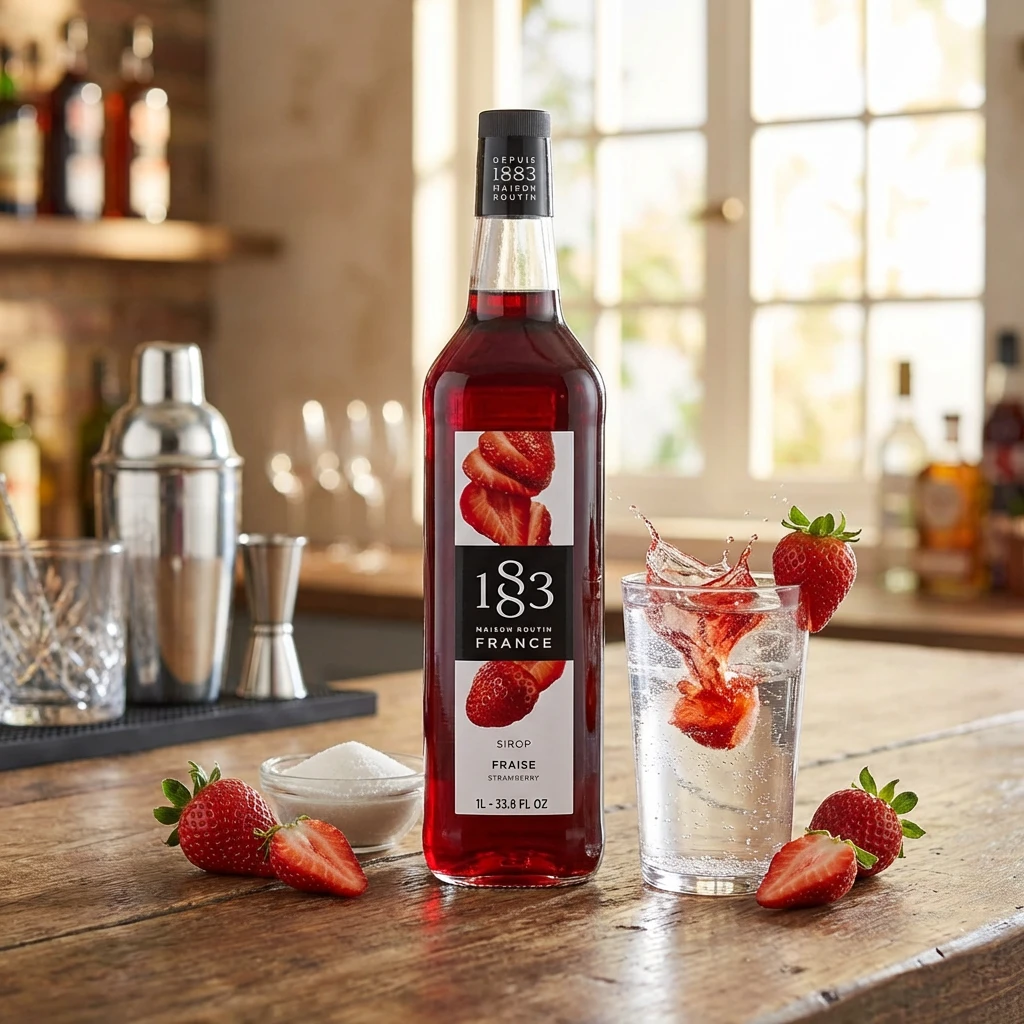 1883 Syrup Strawberry / Jordbær FL 100 61104 by 1883 color Sort