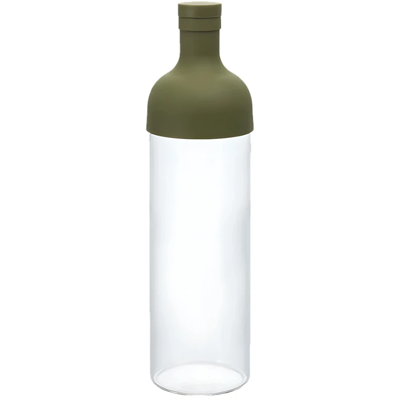 Cold Brew teflaske 750 ml Olivengrøn - Hario FIB-75-OG-EU by Hario color Sort