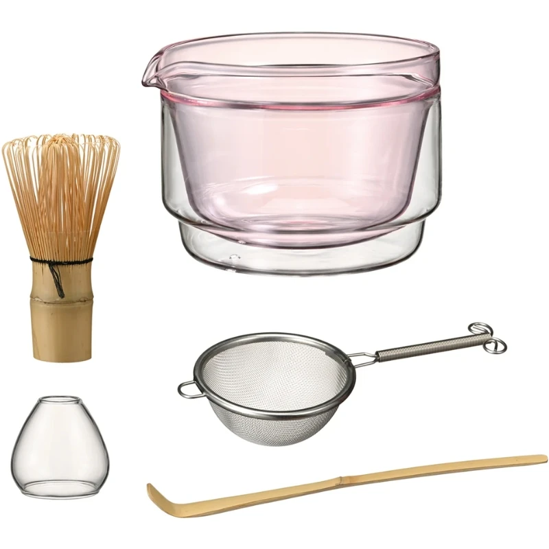 Matcha-sæt Pink - Hario MACS-6-PR by Hario color Sort