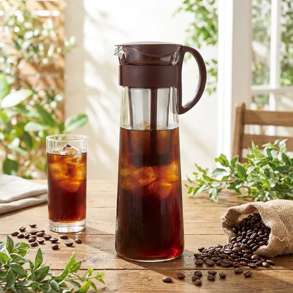 Mizudashi Cold Brew kaffekande Chokoladebrun - Hario MCPN-14-CBR-EU by Hario color Sort