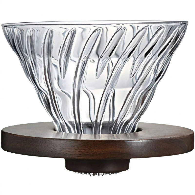 V60 Glasdripper Valnød 1-4 kopper - Hario VDG-02-WN by Hario color Sort