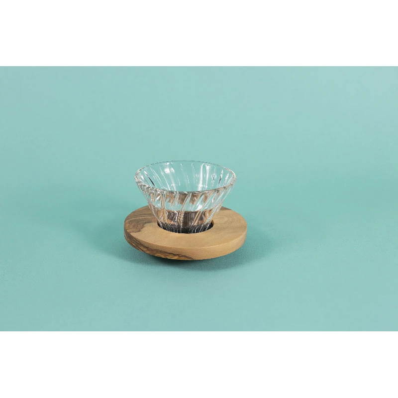 V60 Glasdripper 01 / Oliventræ - Hario VDGR-01-OV by Hario color Sort