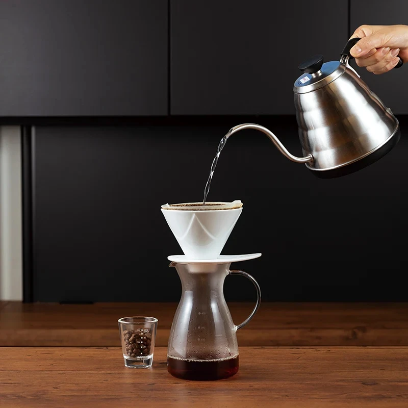 V60 One Pour Dripper MUGEN Keramik - Hario VDMU-02-CW by Hario color Sort