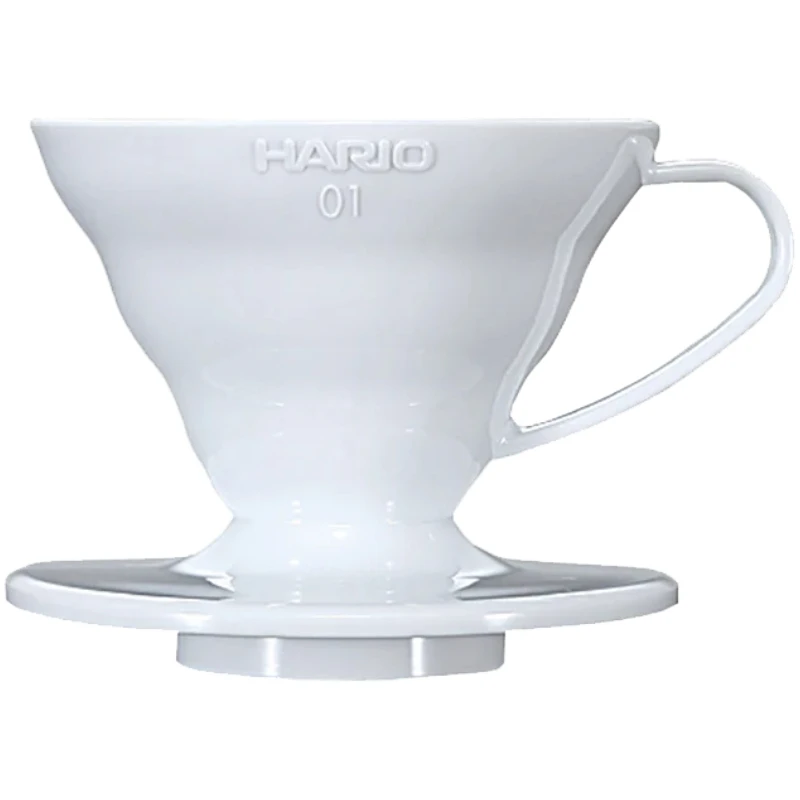 V60 Kaffedripper 01 / Hvid (PP) - Hario VDR-01-W by Hario color Sort