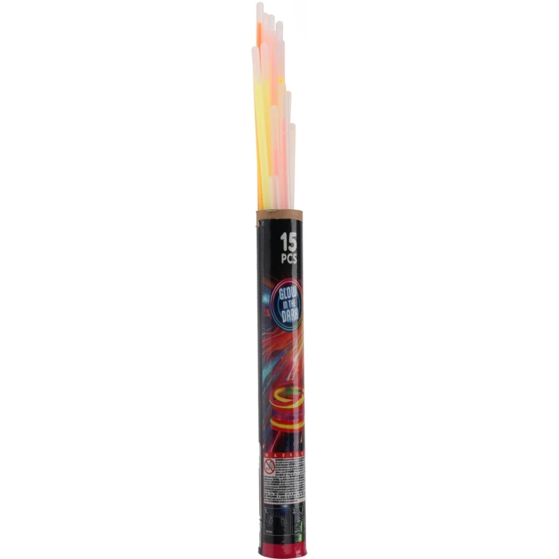 Selvlysende stænger 22 cm sæt med 15 stk. DL8000020 by Koop color Sort