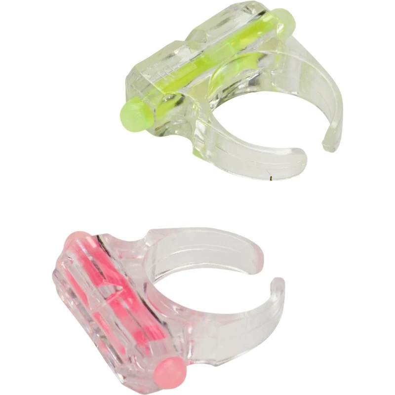 Selvlysende ringe sæt med 6 stk. DL8000080 by Koop color Sort
