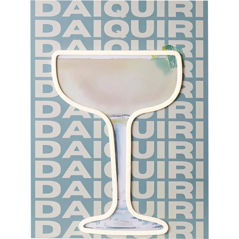 Vægdekoration neon Cocktails 40 cm NE1100000 by Koop color Sort