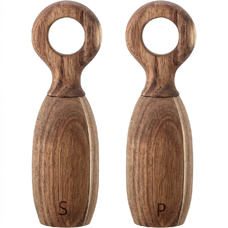 Martim Salt & Peberkværn, Natur, Akacie 2 stk 40129675 by Bloomingville color Sort