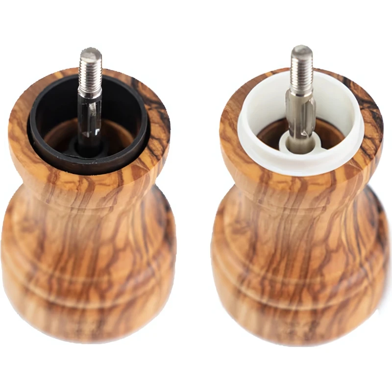 Peugeot Bistro Duo Peberkværn og Saltkværn Oliventræ 10cm 2/38212 by Peugeot color Sort