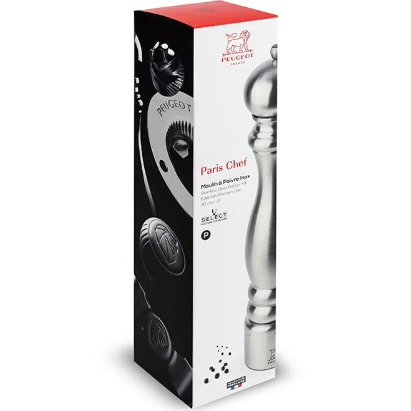 Peugeot Paris Peberkværn U'Select rustfrit stål, 30 cm 32517 by Peugeot color Sort