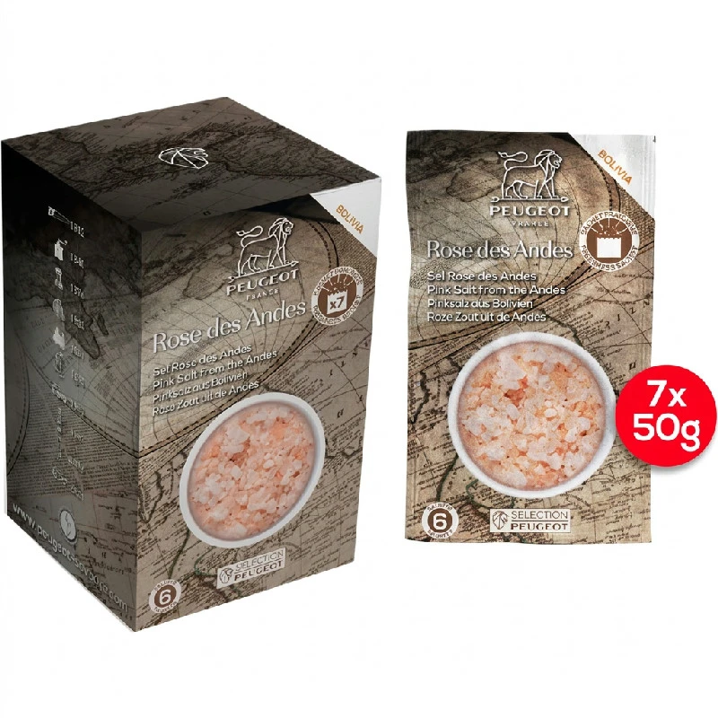 Pink Salt 350g - Andes stensalt 42738 by Peugeot color Sort