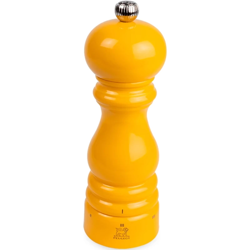 Peugeot Paris Safran Gul Træ Peberkværn U'select 18 cm 43551 by Peugeot color Sort