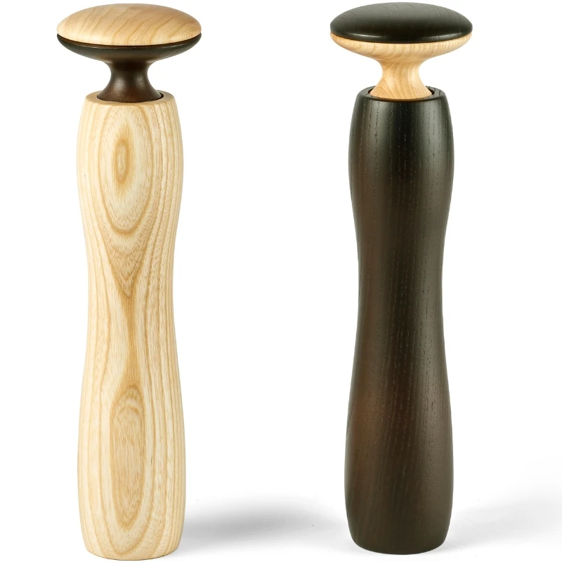 HERCULES Keramisk Kværn, Medium, Mørkt Ask, 28,5 cm, ø 7,5 cm LESPTL by Legnoart color Sort