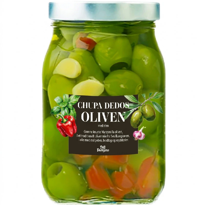 Hojiblanca Oliven Hele 750 ml 2152 by Deli Drengene color Sort