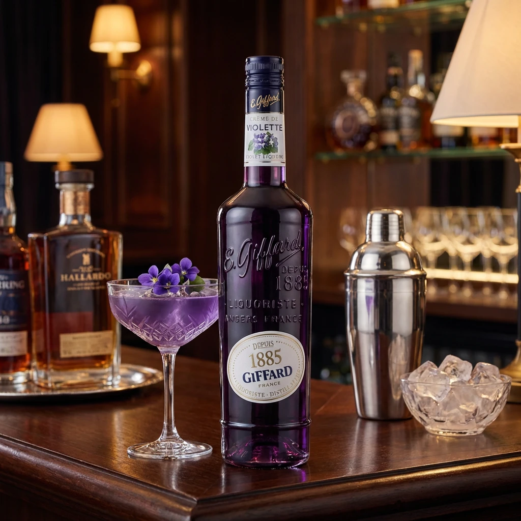 Giffard Liqueur Creme de Violette FL 70 63280 by GIFFARD color Sort