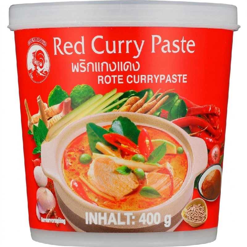 Rød karrypasta 400 G 264731 by Cock color Sort