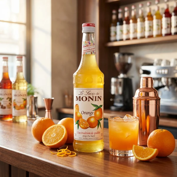 Monin Syrup Orange / Appelsin FL 70 61237 by MONIN color Orange