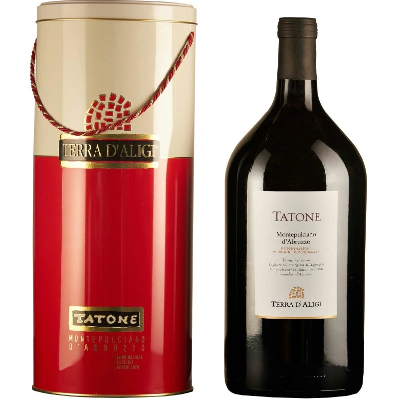 Tatone Montepulciano d’Abruzzo DOC 2016 3 L stålrør – Terra d’Aligi 25076 by Terra d’Aligi color Sort