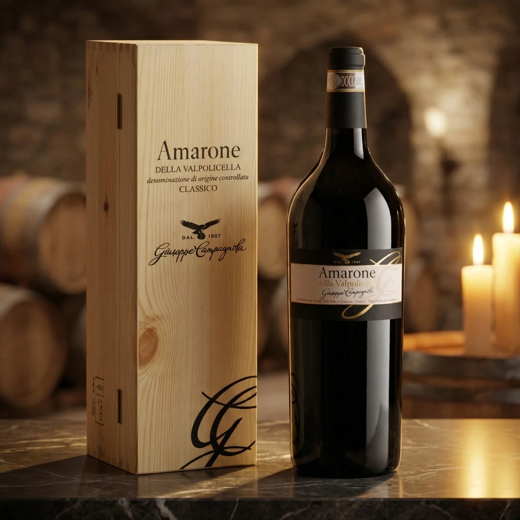 Amarone Classico DOCG 1,5 L trækasse – Campagnola 25368 by Campagnola color Sort