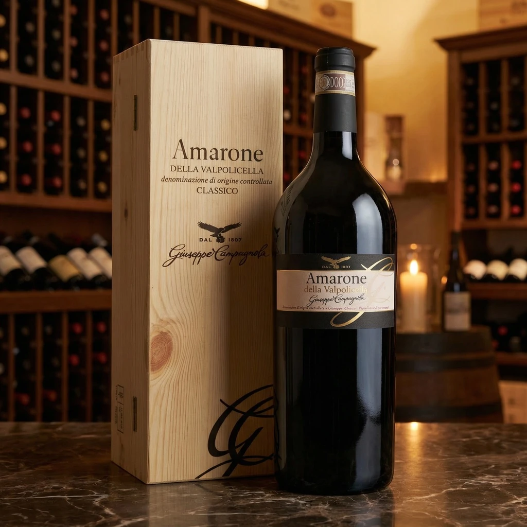 Amarone Classico DOCG 1,5 L trækasse – Campagnola 25368 by Campagnola color Sort