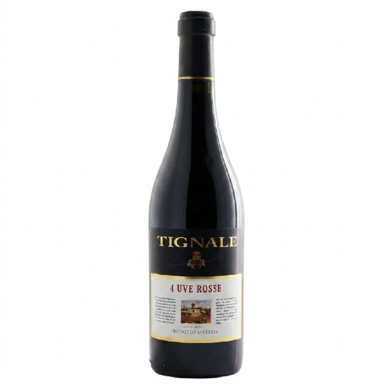 Tignale 4 Uve Rosse Rødvin 0,75 L 25380 by Tignale color Sort