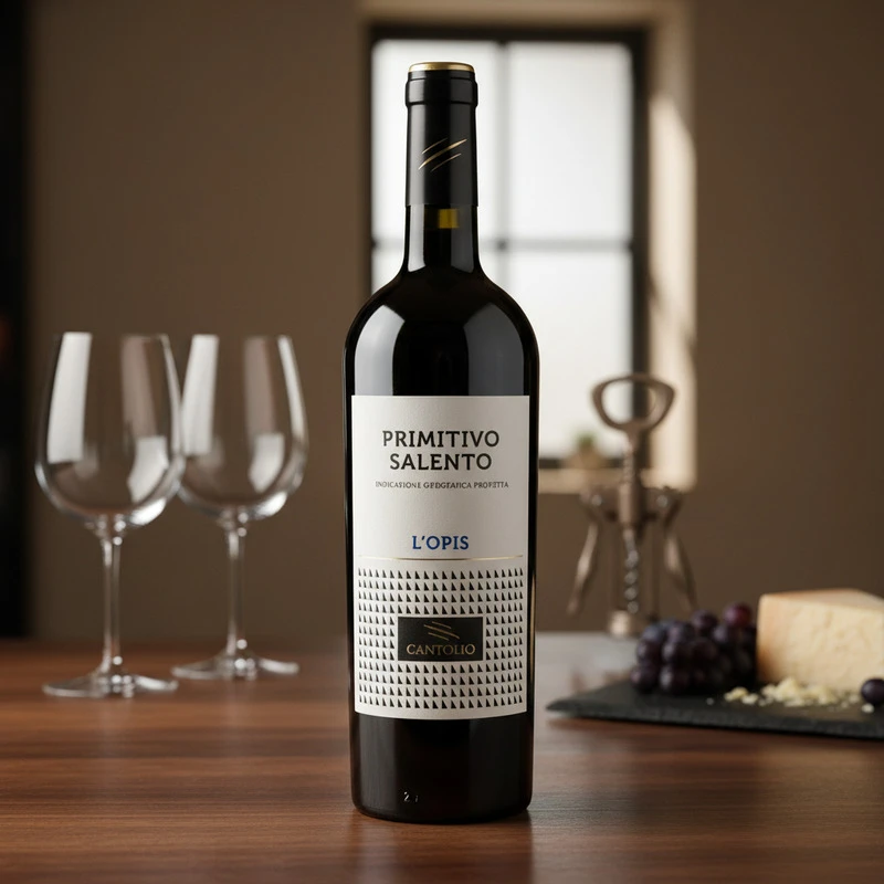 Primitivo del Salento IGT L’Opis 2023 0,75 L – Cantolio 25400 by Cantolio color Sort