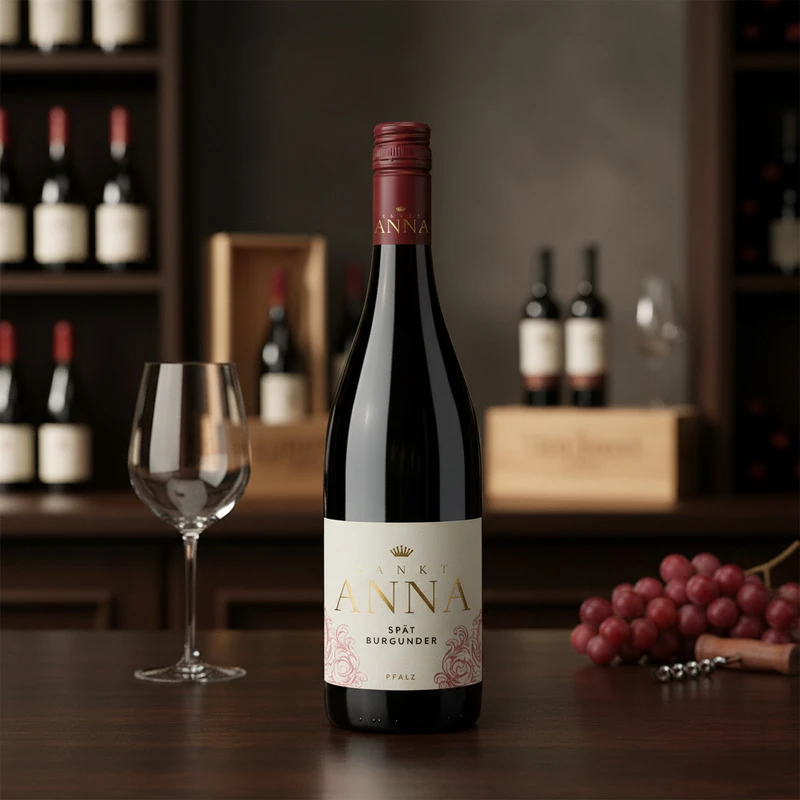 Spätburgunder Pinot Noir Pfalz 0,75 L – Sankt Anna 25805 by Sankt Anna color Sort