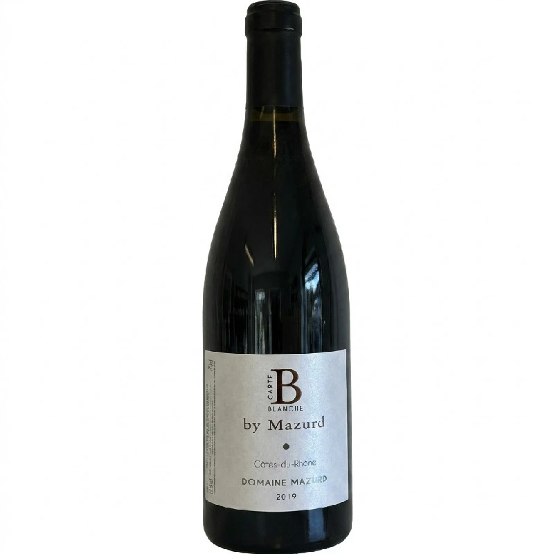 Carte Blanche Côtes du Rhône 0,75 L – Domaine Mazurd 25903 by Domaine Mazurd color Sort