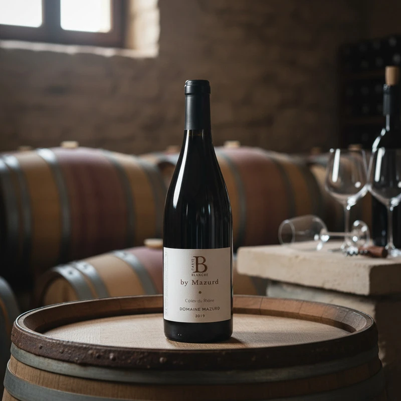 Carte Blanche Côtes du Rhône 0,75 L – Domaine Mazurd 25903 by Domaine Mazurd color Sort