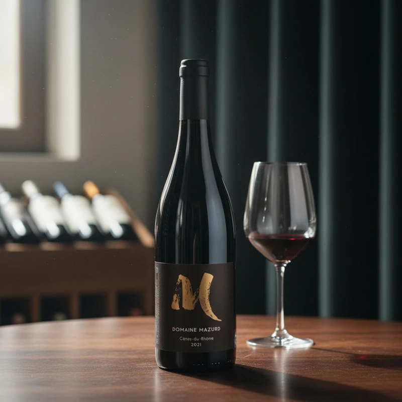 Côtes du Rhône 0,75 L – Domaine Mazurd 25902 by Domaine Mazurd color Sort