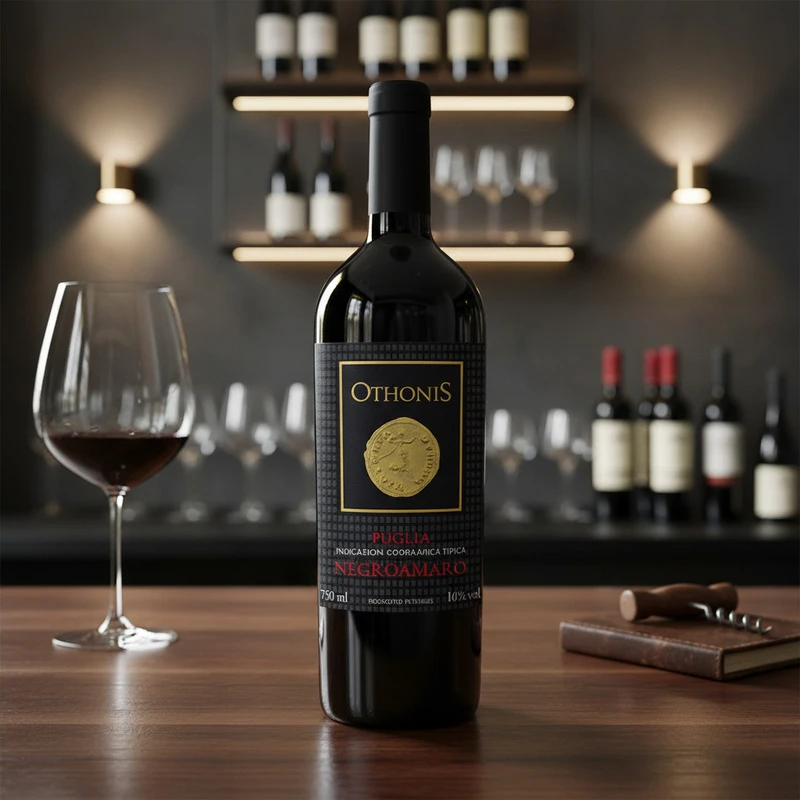Negroamaro IGT Puglia 16 % 0,75 L – Othonis 26085 by Cantolio color Sort