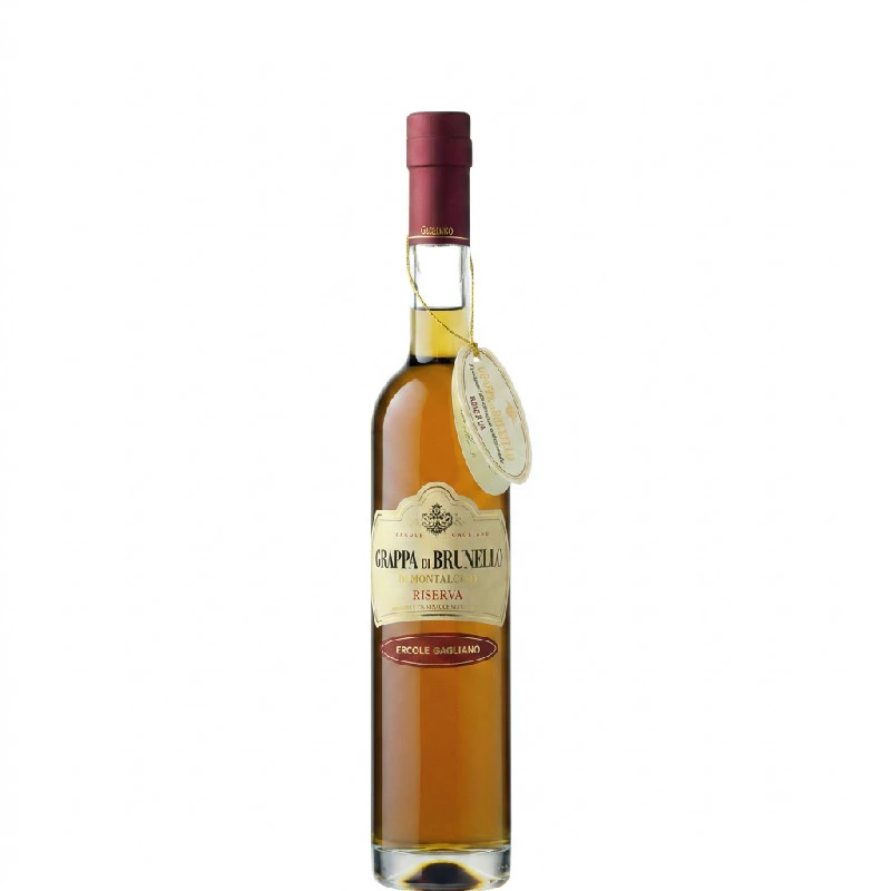 Grappa Brunello Riserva 40 % 0,50 L stålrør – Gagliano 26915 by GAGLIANO color Sort