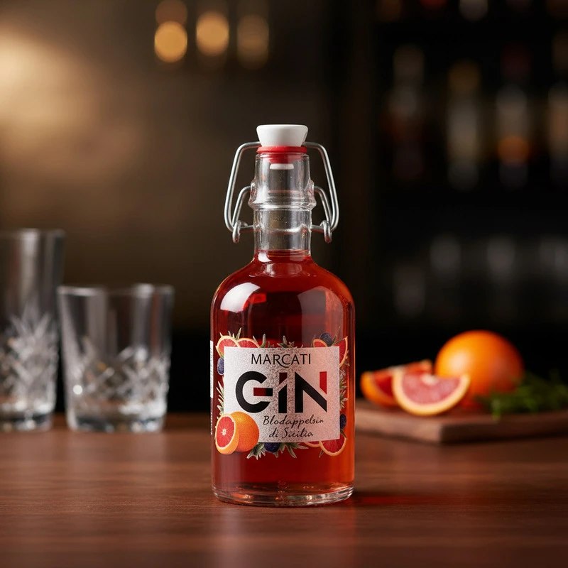 Gin Blodappelsin Sicilia 42 % 10 cl – Marcarti 26936 by Marcarti color Sort
