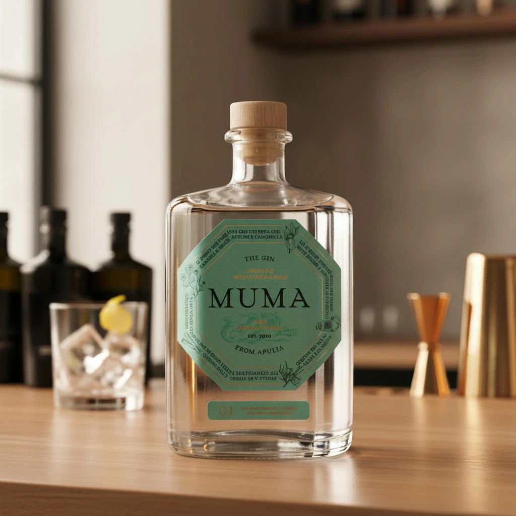 Gin con Acqua di Mare 41,8 % 0,50 L – Muma 26970 by Muma color Sort