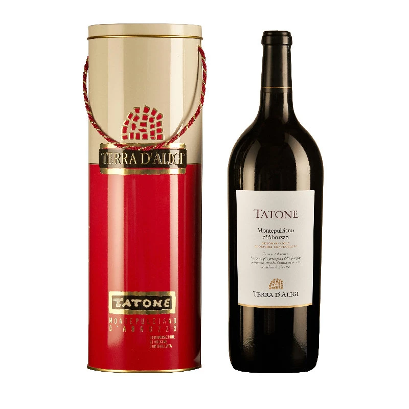 Tatone Montepulciano d’Abruzzo DOC 2019 1,5 L stålrør – Terra d’Aligi 25039 by Terra d’Aligi color Sort