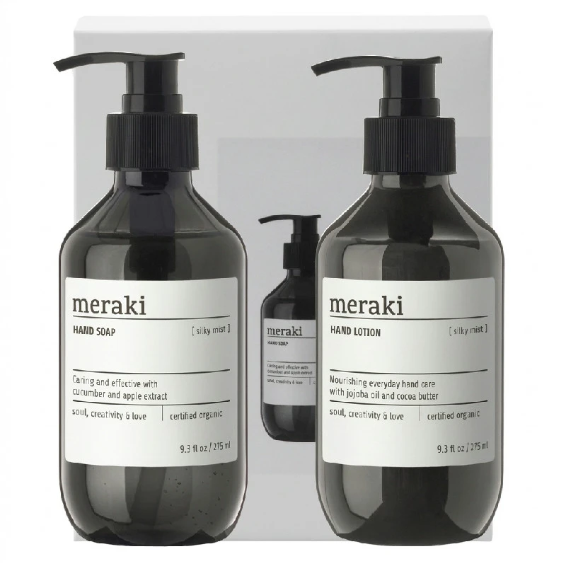 Meraki Silky Mist Håndpleje Gaveæske 2 x 275 ml 309774006 by Meraki color Sort