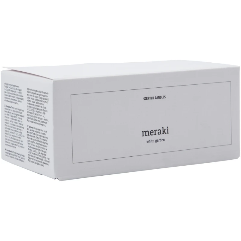 Meraki Duftlys, White garden, Hvid 2 stk. 366650100 by Meraki color Hvid