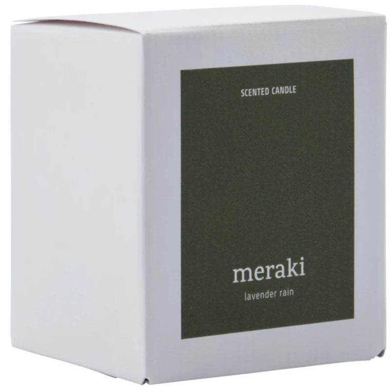 Meraki Duftlys Lavender Rain, Grøn Høj 200 g 366650202 by Meraki color Grøn