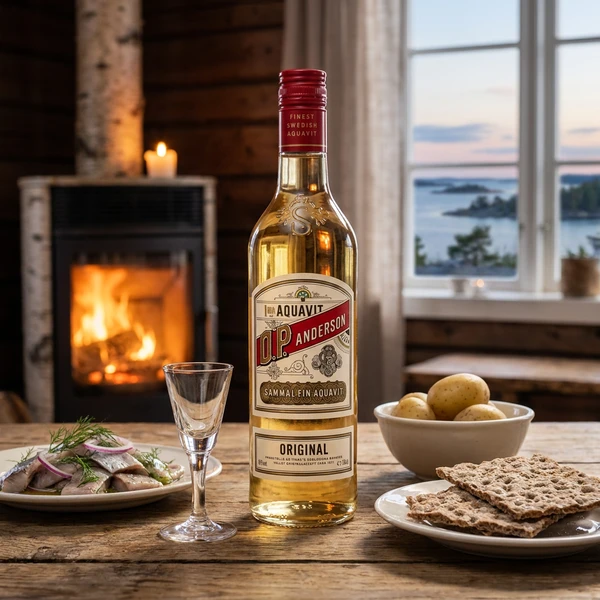 O.P. Anderson Original Aquavit, ØKO FL 70 62015 by OPANDERSON color Sort