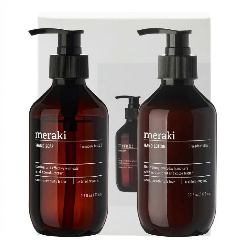 Meraki Meadow bliss Håndpleje Gaveæske 2 x 275 ml 309770408 by Meraki color Sort