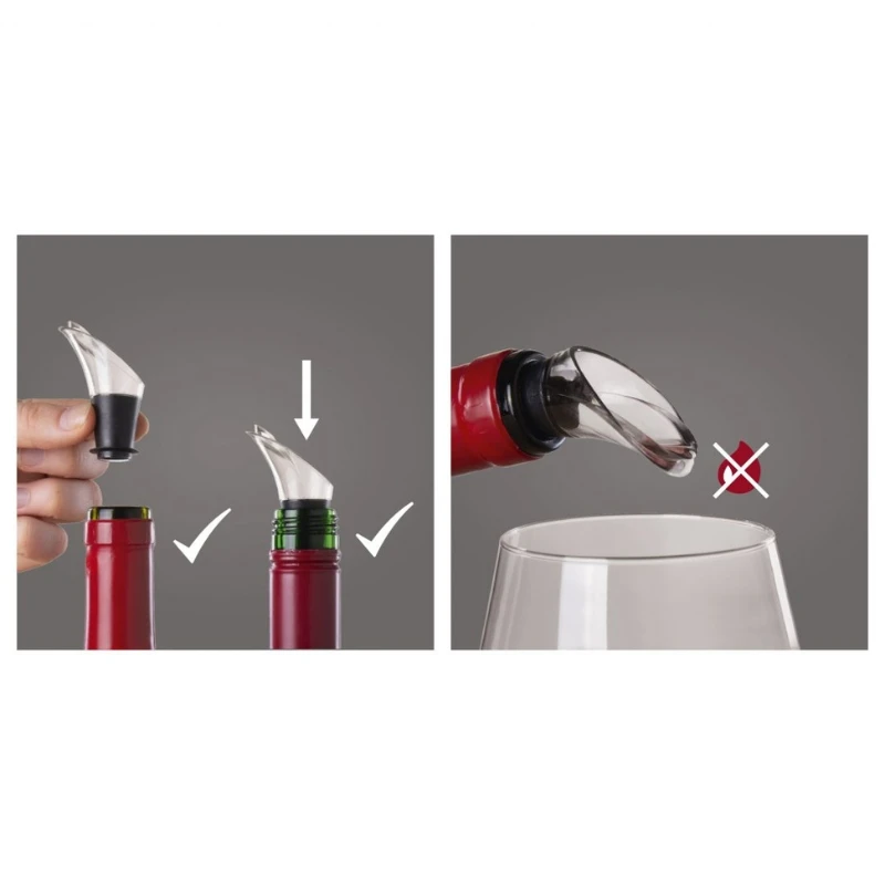 Vacu-vin Vinskænker Crystal - 2 stk V1854060 by Vacu Vin color Sort
